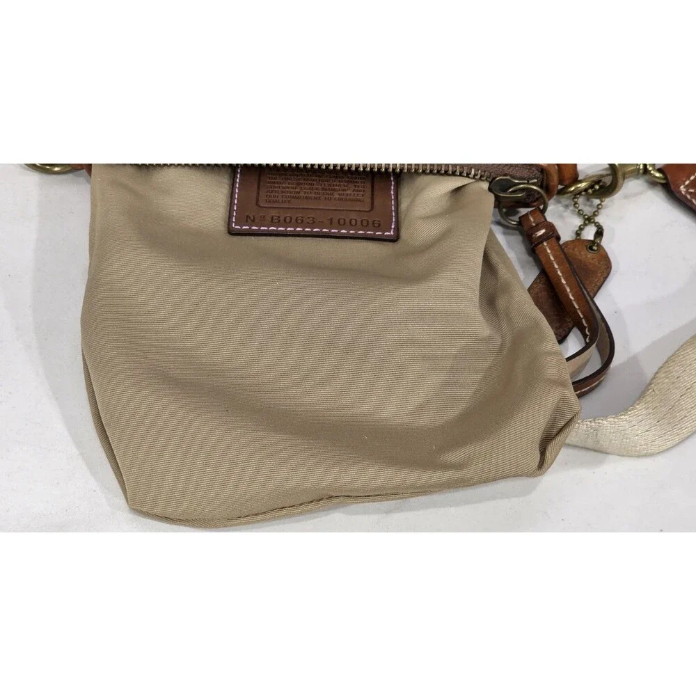 Coach Vintage Y2K Patchwork Crossbody Canvas Leather Bag Boho Indie Festival - Picture 6 of 16